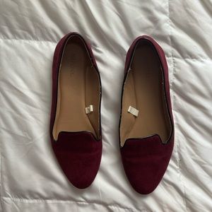 Merona Maroon Flats Size 7